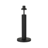Photograph: Idolite Rumi Knurled Large Black Table Lamp 54cm - Switched