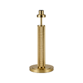 Photograph: Idolite Rumi Knurled Large Brass Table Lamp 54cm - Switched