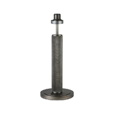 Photograph: Idolite Rumi Knurled Large Pewter Table Lamp 54cm - Switched