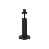 Photograph: Idolite Rumi Knurled Medium Black Table Lamp 44.5cm - Switched