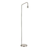 Photograph: Idolite Rumi Knurled Satin Nickel Floor Lamp Complete With Foot Switch