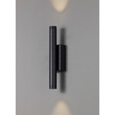 Photograph: Idolite Salcantay Black Finish LED Up & Down Exterior Wall Light - IP54, 3000K