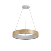 Photograph: Idolite Scafell Medium Oak Dmmable Led Pendant - 3000K