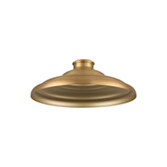 Photograph: Idolite Sejal Round Tiered Metal Lampshade: Brass/Gold