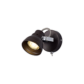 Photograph: Idolite Silvretta Oiled Bronze Finish Single Wall Spotlight