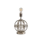 Photograph: Idolite Smoky Polished Nickel Crystal Table Lamp