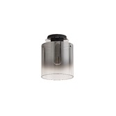 Photograph: Idolite Snowdon Smoked Glass Flush Ceiling Light