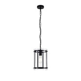 Photograph: Idolite Stanmore Matt Black/Clear Single Pendant