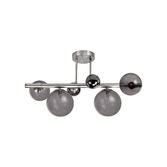 Photograph: Idolite Stockwell Polished Chrome Finish 4 Light Semi Flush Ceiling Light