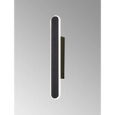 Photograph: Idolite Struan 40cm Linear Wall Lamp Satin Black - 4000K