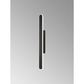 Photograph: Idolite Struan 60cm Linear Wall Lamp Satin Black - 4000K