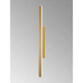 Photograph: Idolite Struan 80cm Linear Wall Lamp Sand Gold - 3000K