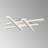Photograph: Idolite Struan Dimmable Lattice Ceiling Sand White - 4000K
