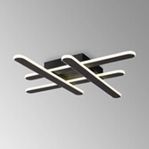 Photograph: Idolite Struan Lattice Ceiling Satin Black - 4000K