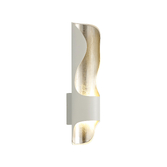 Photograph: Idolite Uxbridge White/Silver Leaf Led Wall Light - 3000K