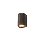 Photograph: Idolite Victoria Black/Gold Exterior Wall Light