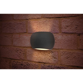 Photograph: Integral Led Grey Exterior Lux Stone Led Wall Light - IP54 - 3000K