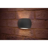 Photograph: Integral Led Grey Exterior Lux Stone Led Wall Light - IP54 - 4000K