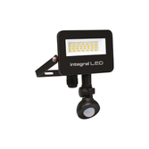 Photograph: Integral Led Super Slim 2 20W Cool White Led Flood Light With Pir - IP67 - 4000K