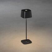 Photograph: Konstsmide Capri Black Exterior Usb Portable Outdoor Table Lamp - IP54 - 2700K/3000K