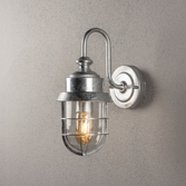 Photograph: Konstsmide Cerignola Galvanised Exterior Wall Light