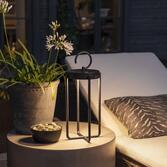 Photograph: Konstsmide Manorola Black Usb Portable Exterior Table Lamp - IP54 - 3000K