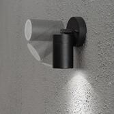 Photograph: Konstsmide Modena Adjustable Matt Black Exterior Wall Light