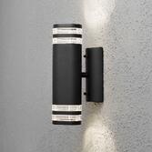 Photograph: Konstsmide Modena Matt Black Up And Down Exterior Light