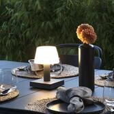 Photograph: Konstsmide Monaco Anthracite Portable Usb Table Lamp For Outdoor Use - IP54 - 2700K/3000K