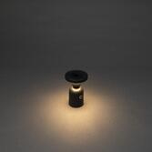 Photograph: Konstsmide Nantes Black Exterior Usb Portable Lamp - IP54 - 2700K/3000K