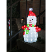 Photograph: Konstsmide Outdoor Snowman 50cm With White Led's Complete With Transformer