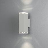 Photograph: Konstsmide Pollux Matt White Up And Down Exterior Wall Light