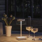 Photograph: Konstsmide Scilla White Usb Portable Outdoor Table Lamp - IP54 - 2700K/3000K