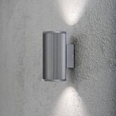 Photograph: Konstsmide Siracusa Grey Exterior Up And Down Light