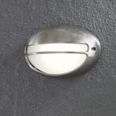 Photograph: Konstsmide Torino Aluminium Oval Exterior Wall Light