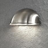 Photograph: Konstsmide Torino Large Stainless Steel Exterior Wall Light