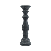 Photograph: Large Detailed Grey Ceramic Candle Holder