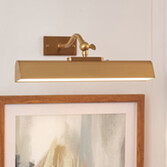 Photograph: Lasos Warm Brass Adjustable Rechargeable Picture Light