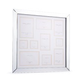 Photograph: Laura Ashley 10 Block Aperture Photo Frame With Mirrored Edges