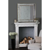 Photograph: Laura Ashley Clemence Square Mirror With Gold Leaf Detail