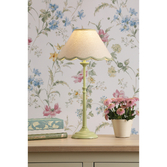 Photograph: Laura Ashley Cordwell Table Lamp Matt Green With Shade