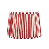 Photograph: Laura Ashley Denwick 30cm/12 Inch Red Cotton Tapered Drum Shade