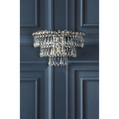 Photograph: Laura Ashley Enid Polished Nickel And Faceted Glass Wall Light