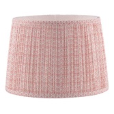 Photograph: Laura Ashley Gwendolen Pink Pattern Cotton Shade 30.5cm/12 inch