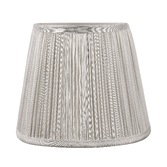 Photograph: Laura Ashley Hemsley Silk Shade Silver 14cm/5 inch