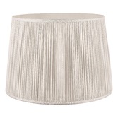 Photograph: Laura Ashley Hemsley Silk Shade Silver 40.5cm/16 inch