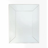 Photograph: Laura Ashley LA3264546-Q Gatsby Large Rectangular Mirror With Bevelled Detail Edging