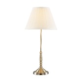 Photograph: Laura Ashley LA3406958-Q Elliot Antique Brass Table Lamp Complete With Ivory Cotton Shade