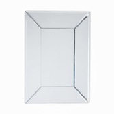 Photograph: Laura Ashley LA3624463-Q Gatsby Small Rectangular Mirror With Bevelled Detail Edging