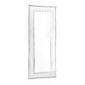 Photograph: Laura Ashley LA3664578-Q Evie Large Rectangular Floor Standing Mirror With Clear Glass Border & Mirrored Trim